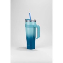 Fadem Store Pipetli Termos Bardak, 1000ML Kapasite ile Pratik Kullanım