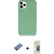 İlk El Grup Pilelistore™ iPhone 11 Pro Kılıf Zirve Modern Özel Seri - Siyah 6d Mat Seramik Hayalet Nano Ekran Koruyucu + Shine Kamera Lens Koruma Cam - Mı