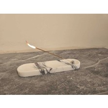Kaelite Lüks Mermer Tütsülük - Minimalist Tasarım ve Kül Tutucu Hazne