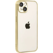 Yavuz Group Newface Apple iPhone 15 Razer Lensli Silikon - Gold
