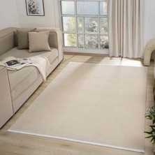 Pera Halı Bej Kabartmalı Soyut Modern Halı - MK0556BJL