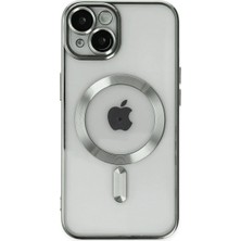 Mudanis Apple Iphone 14 Kılıf Kross Magneticsafe Kapak - Gümüş