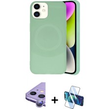 İlk El Grup Pilelistore™ iPhone 11 Kılıf Ufuk Serisi - Siyah 3D Antistatik Seramik Nano Ekran Koruyucu + Raze Metal Kamera Lens - Mr