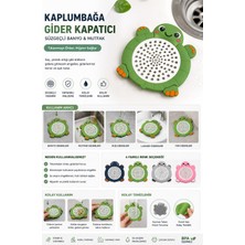 Hayveys Süzgeçli Kaplumbağa Gider Kapatıcı – Banyo, Duş, Lavabo ve Mutfak Gideri