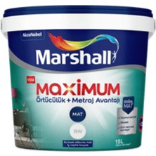 Marshall Maximum Mat Iç Cephe Boyası Sedef Işıltısı 15L