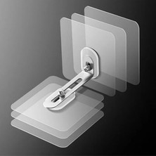 Fadem Store Kendinden Yapışkanlı Mobilya Sabitleme Aparatı, 4 Set