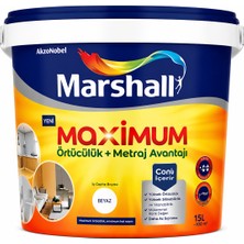 Marshall Maximum Sil. Ipek Mat Iç Cephe Boyası Sedef Işıltısı 2,5l