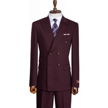 İlayda Emir Luxury, Slimfit, Kruvaze, Kırlangıç Yaka, Erkek Takım Elbise