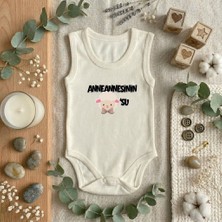 Baby Sena Babysena Anneannesinin Kuzusu Baskılı Kolsuz Kız/erkek Bebek Body (0-3 Yaş)