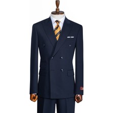 İlayda Emir Luxury, Slimfit, Kruvaze, Kırlangıç Yaka, Erkek Takım Elbise