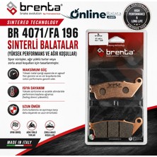 Suzuki DL250 V Strom Ön Fren Disk Balata Brenta Sintermetal 4097