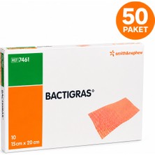 BACTIGRAS Bactıgras Yara Örtüsü 15×20CM (50 Paket)