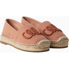 Chloe Chloé Kids Logolu Pembe Kız Çocuk Espadril Ayakkabı