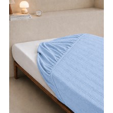 Pera Deluxe Lastikli Çarşaf Jakarlı Nefes Alan Yumuşak Kumaş Kaymaz Tam Kenar Lastikli Tek Kişilik ve Çift Kişilik Yatak Örtüsü Çarşaf