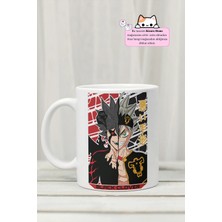Kizaru Home Black Clover - Asta ve Liebe Anime Tasarım Baskılı Porselen Kupa Bardak