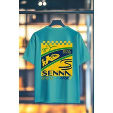 Book OrBook Senna Brazıl Edıtıon | %100 Pamuk Sırt Baskılı Heavy Cotton Premıum Kalite T-Shırt (Y352)