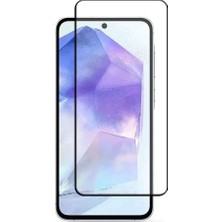 3gen Case Samsung Galaxy Galaxy A55 Uyumlu Tam Kaplayan 9h Temperli Cam Ekran Koruyucu