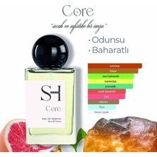 Sh Fragrances Core Edp Erkek Parfüm | Odunsu-Baharatlı | Narenciye Açılış | Kişniş-Tütün-Amber-Kehribar, 50ML