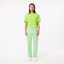 Lacoste Erkek Straight Fit Denim Yeşil Pantolon