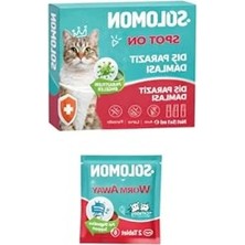 Fadem Store Solomon 2'li Set Iç - Dış Anti Parazit Bitkisel Damla 5 Adet ve 2 Adet Tablet Seti