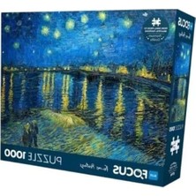 Fadem Store Yıldızlı Gece Temalı 1000 Parça Puzzle, Eğlenceli Aktivite