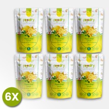 Foodry Freeze-Dry Limon (Freeze Dried Lemon) | Dondurularak Kurutulmuş Meyve Kurusu 17G *6
