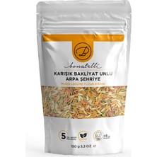 Bonatelli Karışık Bakliyat Unlu Arpa Şehriye 200 G | Bebek Makarna +8 Ay