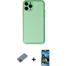 İlk El Grup Pilelistore™ iPhone 11 Pro Kılıf Yadigar Klasik - Siyah 34D Izgaralı Cam + Shine Kamera Lens Koruma Cam - Sh
