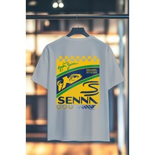 Book OrBook Senna Brazıl Edıtıon | %100 Pamuk Sırt Baskılı Heavy Cotton Premıum Kalite T-Shırt (Y352)