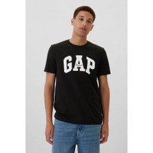 Gap V-Frch Everyday Soft Orıg Siyah Erkek Kısa Kol T-Shirt