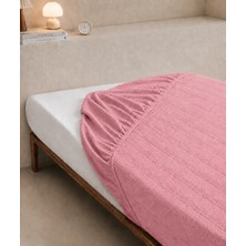 Pera Deluxe Lastikli Çarşaf Jakarlı Nefes Alan Yumuşak Kumaş Kaymaz Tam Kenar Lastikli Tek Kişilik ve Çift Kişilik Yatak Örtüsü Çarşaf