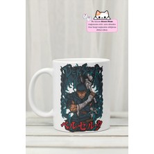 Kizaru Home Berserk - Guts Anime Tasarım Baskılı Porselen Kupa Bardak
