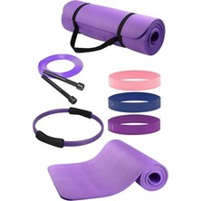 Fadem Store Pilates Seti, 10MM Pilates Çemberi ve Atlama Ipi