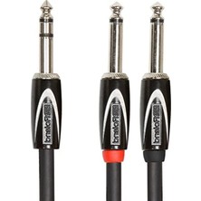 Fadem Store Black-Serisi Bağlantı Eklemesi/split Kablo – 6, 3-Mm-Trs- 2x 6, 3-Mm Jak, Uzunluk: 3m – RCC-10-TR28V2