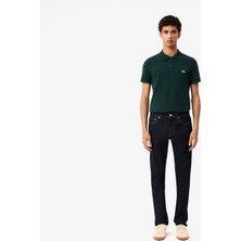 Lacoste Erkek Slim Fit  Koyu Mavi Jean Pantolon