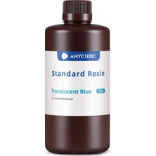 Anycubic Uv Reçine 1kg -Şeffaf Mavi