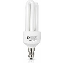 Te-Light Tasarruflu Ampül 13 Watt E14 Duy'lu Sarı Işık 2700 Kelvin Enerji Verimliliği