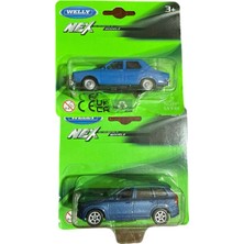 Volvo Xc 90 Renault 12 1/64 Ölçek Lisanslı Diecast Metal Model Araba Oyuncak Araba Set