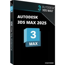 Autodesk 3ds Max 2025 (Windows) - 1 Pc 3 Yıl Autodesk Key (Full Sürüm)