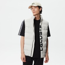 Lacoste Erkek Kapitone Açık Gri Yelek