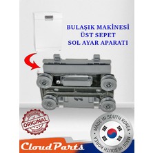 CloudParts Samsung Bulaşık Makineleri ile Uyumlu Üst Sepet Sol Ayar Aparatı (Uyumluluğunu SORUNUZ)C37