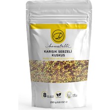 Bonatelli Karışık Sebzeli Kuskus 250 G | Bebek Makarna +8 Ay