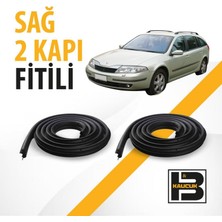 B&M Kauçuk Renault Laguna 2 Station Wagon Sağ Ön ve Arka Kapı Fitili BM03978