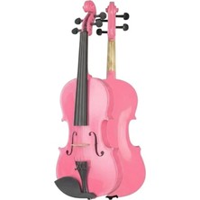 Fadem Store Pembe Renkli 1/2 Çocuk Kemanı, 8-10 Yaş Arası