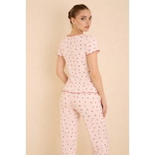 Seamlife Fiyonklu Baby Overlok Pijama Takımı