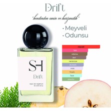 Sh Fragrances Drift Edp Erkek Parfüm | Meyveli | Bergamot-Frenk Üzümü | Isli-Odunsu | Misk-Meşe Yosunu, 50ML