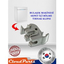 CloudParts Samsung Bulaşık Makineleri ile Uyumlu Sepet Içi Bölme Tırnak Klipsi (Uyumluluğunu Sorunuz) C11