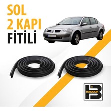 B&M Kauçuk Renault Megane 2 Sedan Sol Ön ve Arka Kapı Fitili BM04176