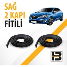 B&M Kauçuk Renault Megane 4 Gt Sağ Ön ve Arka Kapı Fitili BM04088