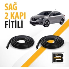 B&M Kauçuk Renault Taliant Sağ Ön ve Arka Kapı Fitili BM04372